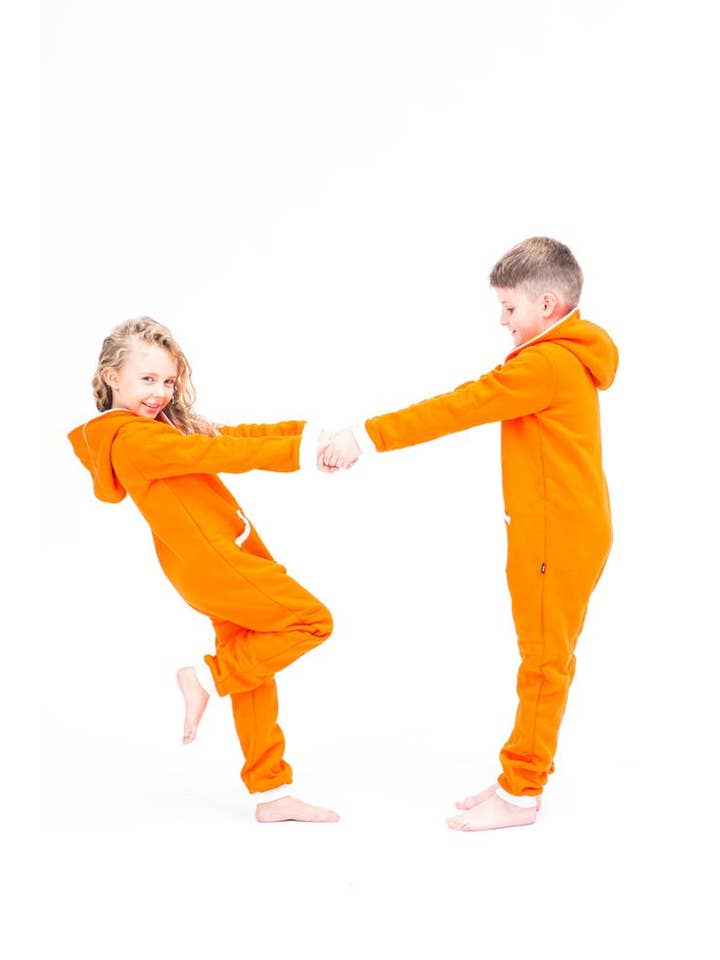 Sofa Killer - Wholesale Onesie - Kids - Sofa Killer Orange Unisex Kids Onesie With White Cuffs2