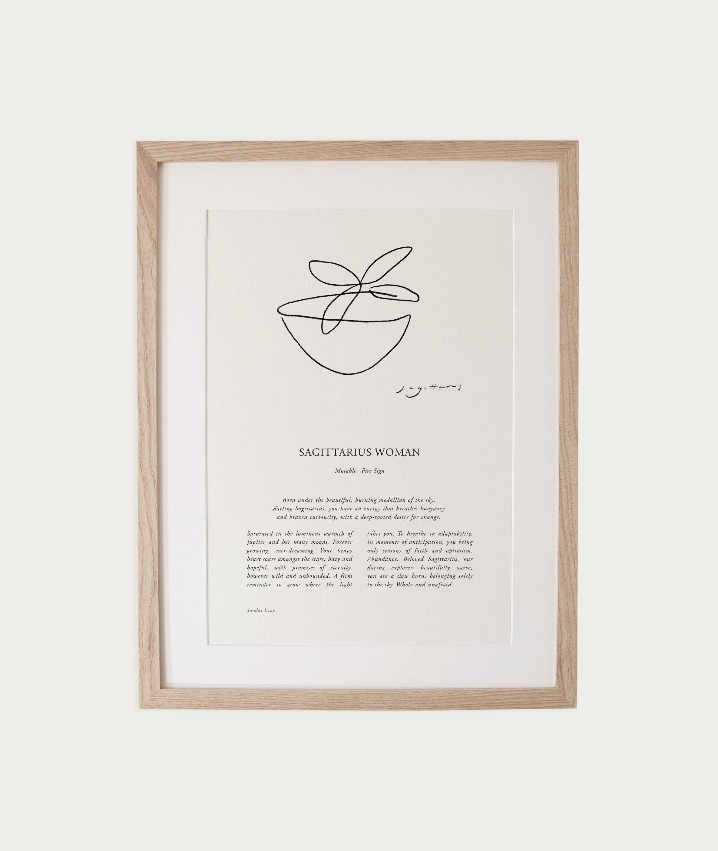 Sunday Lane - Vente Affiche d'art - Sagittaire 05