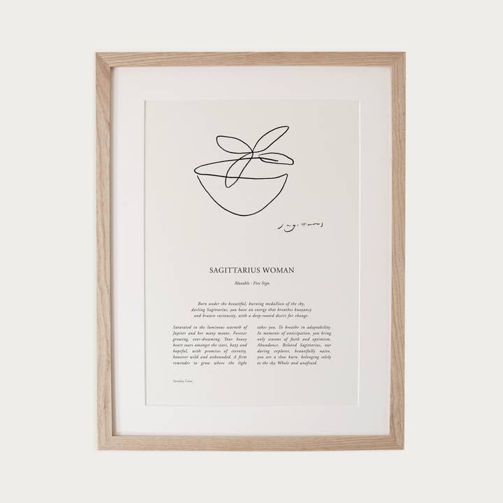 Sunday Lane - Wholesale Art print - Sagittarius 05