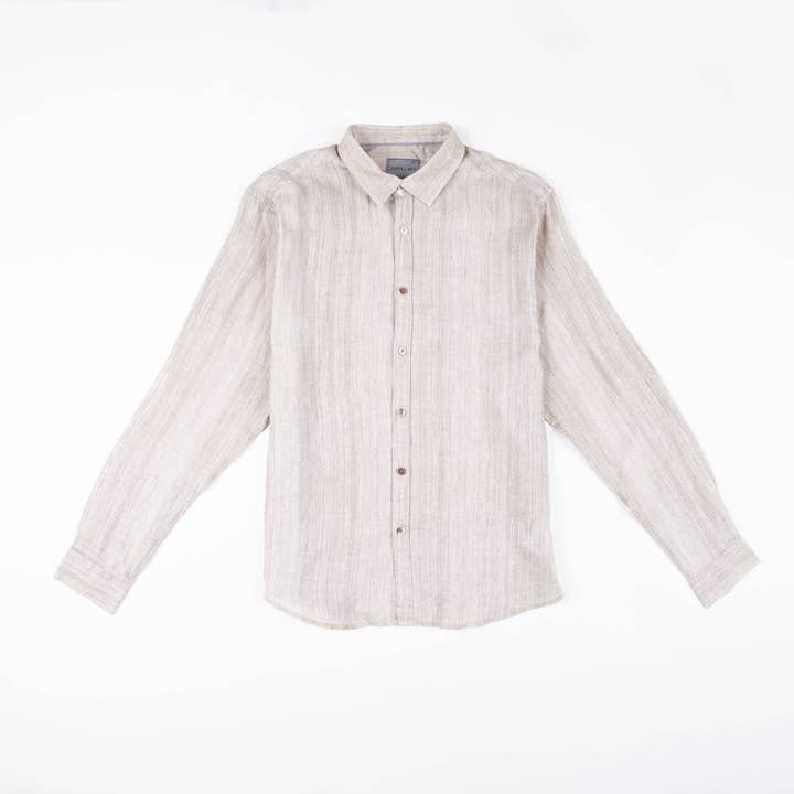 Beige Long Sleeve Shirt for wholesale by Stitch Note