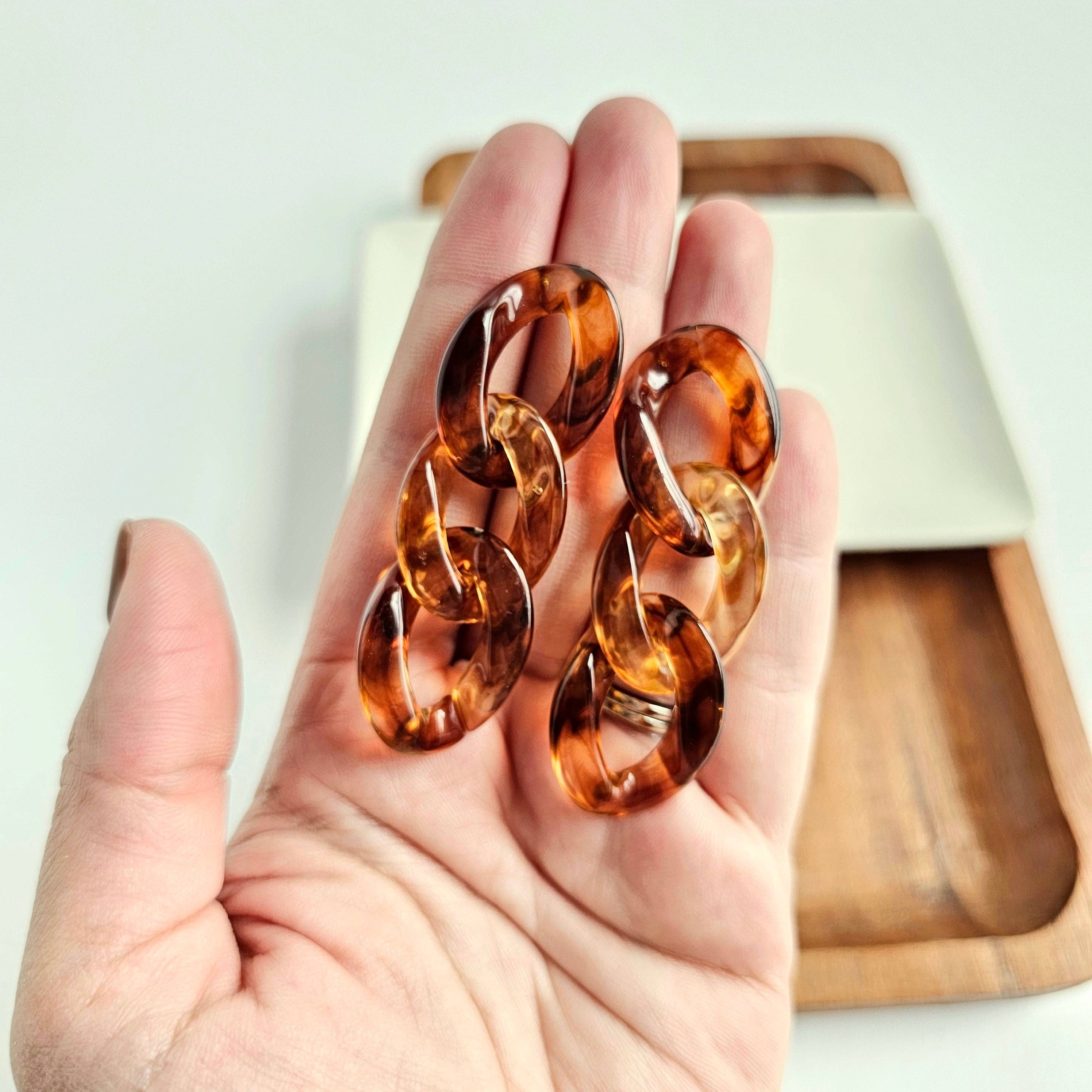 Spiffy & Splendid - Vente Boucles d'oreilles pendantes - Boucles d'oreilles Brooklyn - Ambre // Bijoux, Automne14