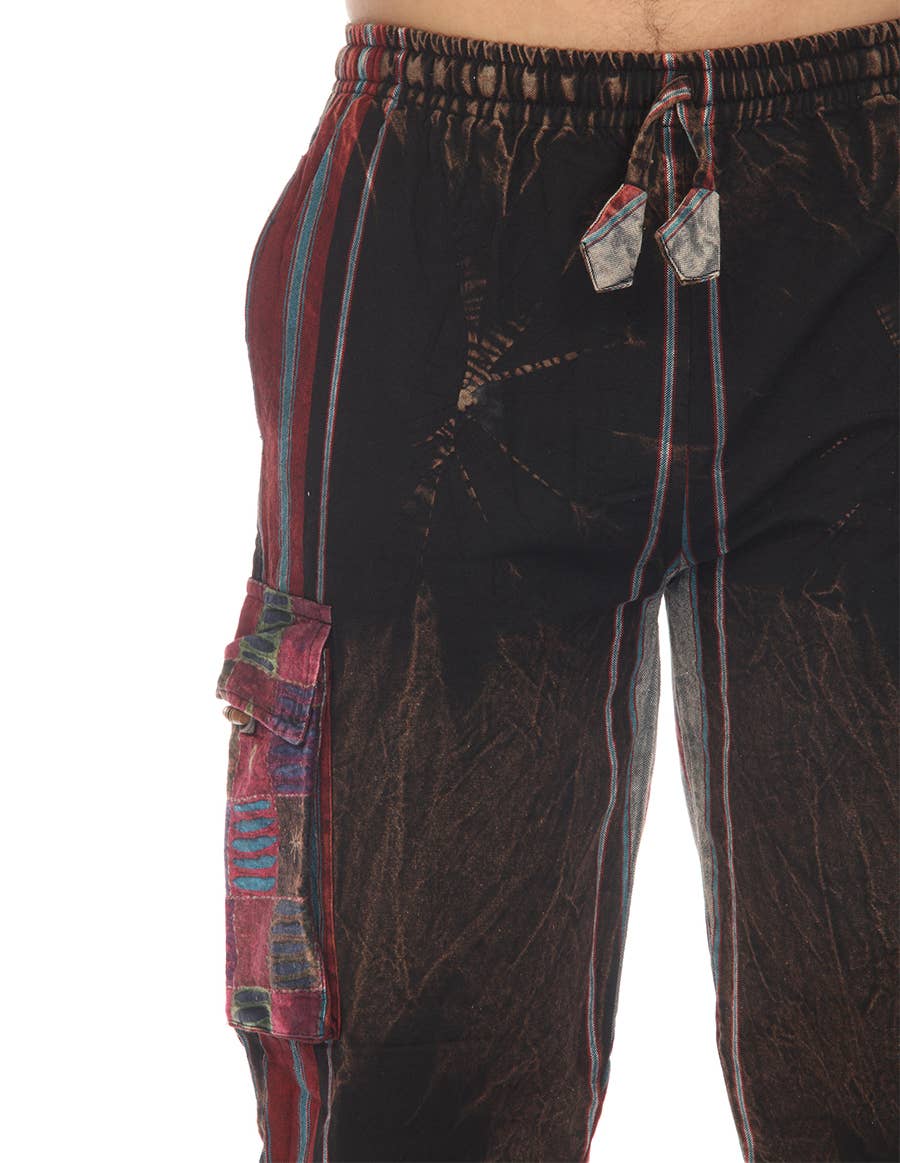 The Collection Royal / Royal Handicrafts - Vendita all'ingrosso Pantalone - Donna - Pantaloni Hippie Boho Hippie in cotone Stonewash15