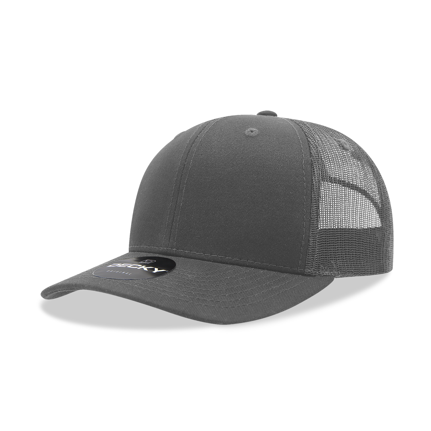The Park Wholesale - Vente Casquette de camionneur – unisexe - Casquette Trucker classique Decky 6021, 6 panneaux, style mid pro3