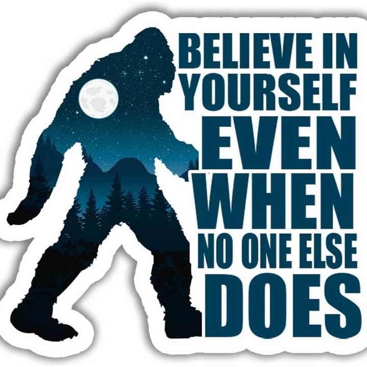 Acredite em si mesmo quando ninguém mais faz autocolante por atacado de Lyrical River Designs