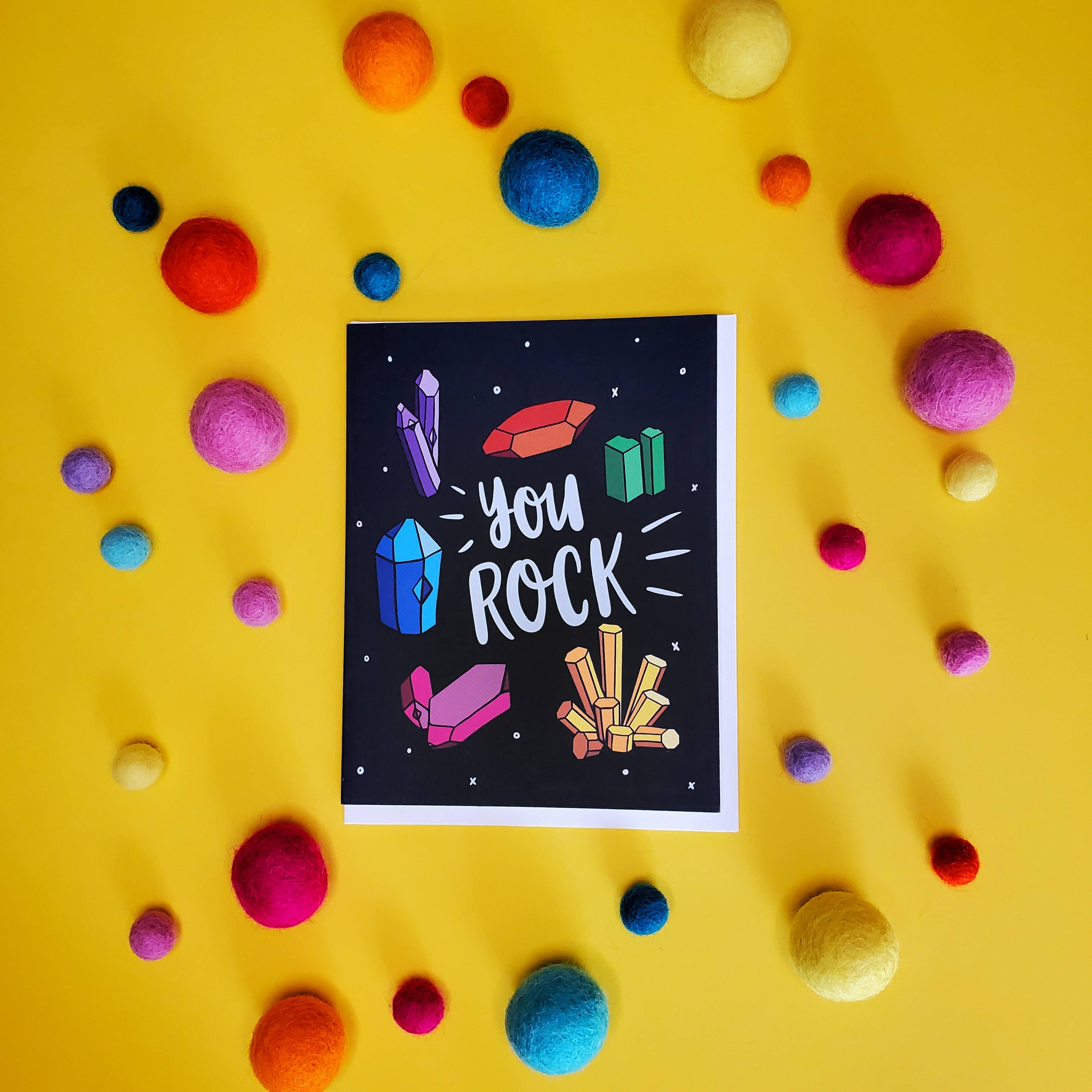 Shawna Smyth Studio - Wholesale Birthday Card - You Rock Card [Eco-Friendly Birthday Congrats Cute]1