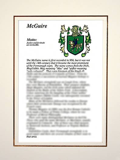 McGuire por atacado de Family Histories