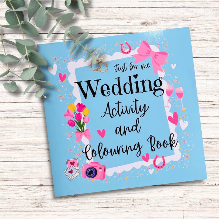 Wedding Activity & Colouring Book for children for wholesale by Made By Suzi