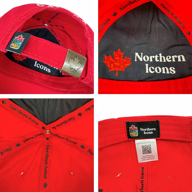 Northern Icons Canada – Großhandel Basecap – Unisex – Kanada Gemischte Stickabzeichen Kappe15