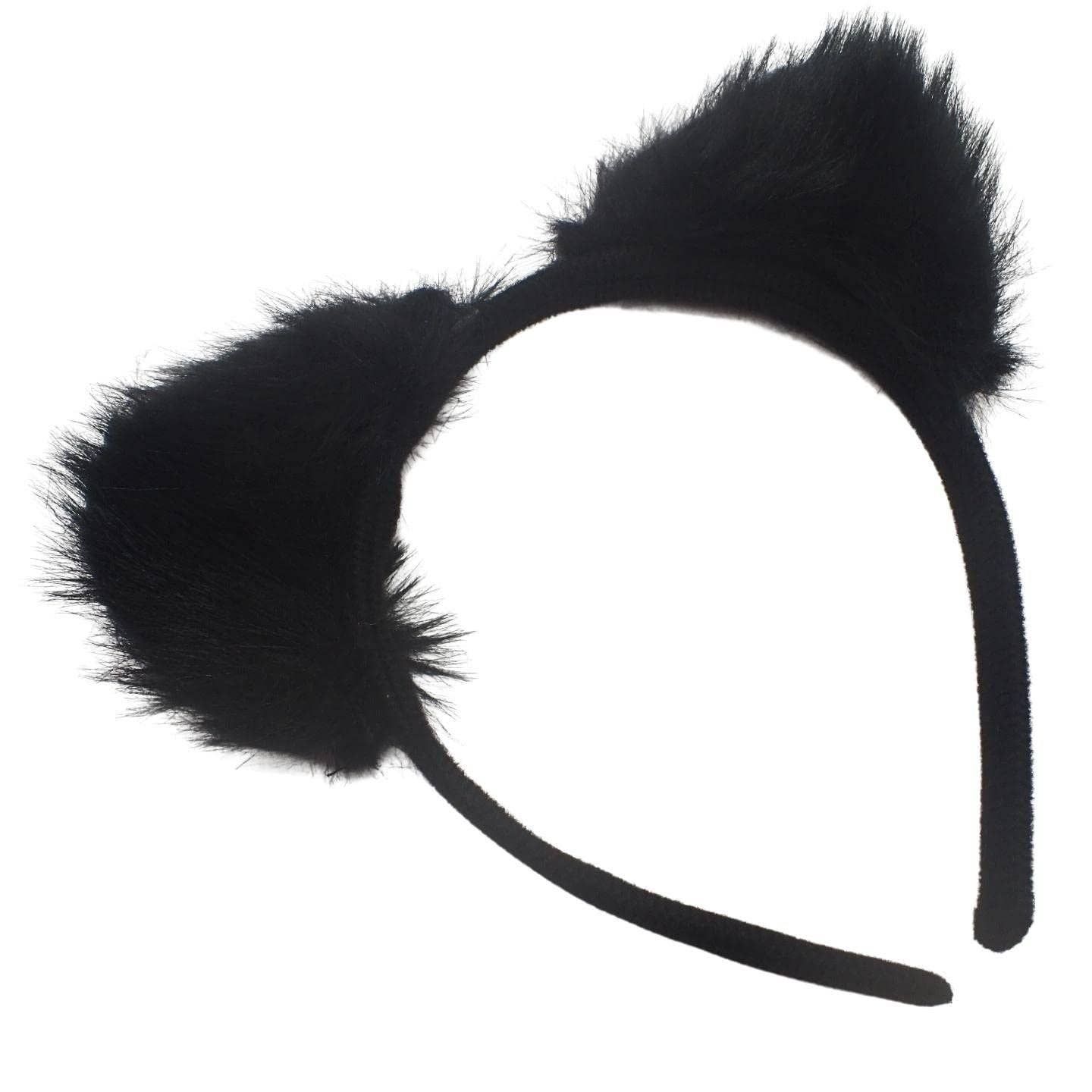 Topkids Accessories – wholesale Fashion Headband - Kids – Cat Ears for Kids & Adults, Black Cat Headband, Kids Dress Up, Cosplay Accessories, Animal Fancy Dress Costume, Fluffy Cat Ears, World Book Day Costume10