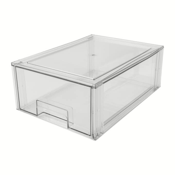 10.63"x8.78"x6.3" Fridge Bin Organizer w/ Drawer for wholesale by Core Home