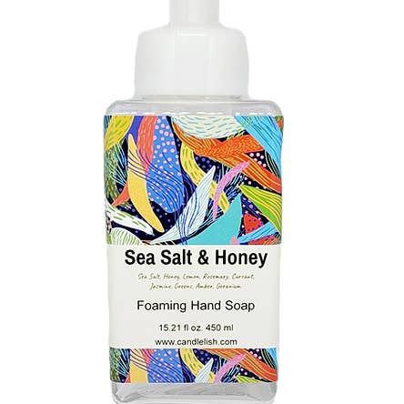 Sea Salt & Honey Foaming Hand Soap for wholesale by Candlelish