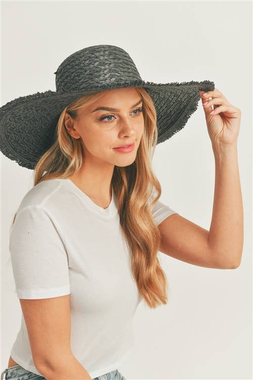 MYS Wholesale Inc - Wholesale Straw Hat - Women's - Solid Summer Floppy Sun Hat9
