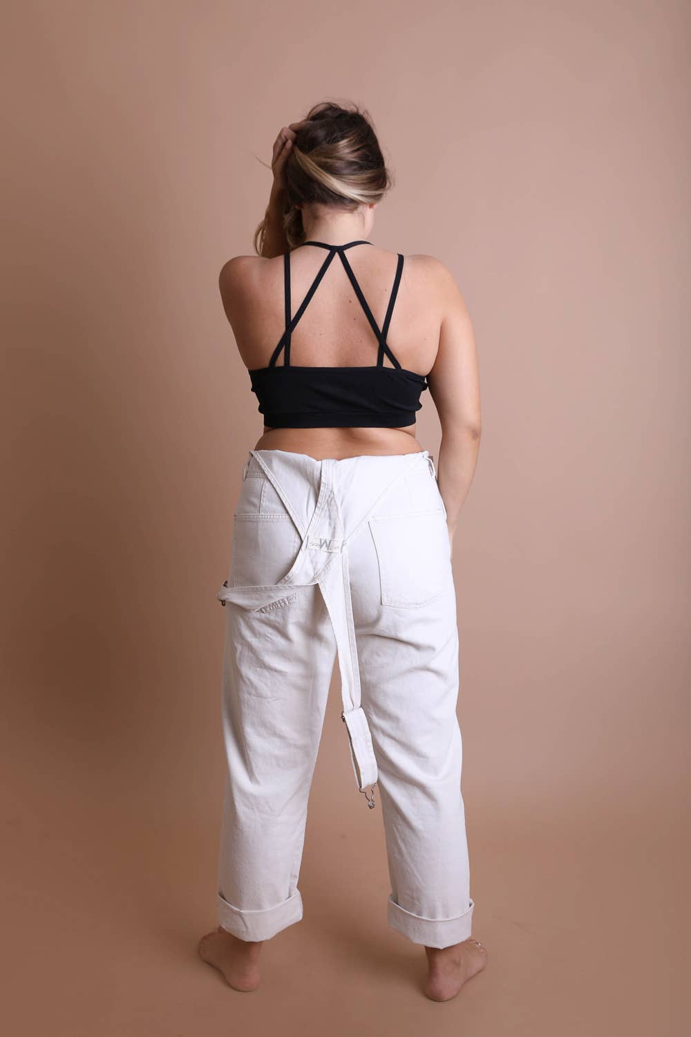 Leto Accessories – Top de malha - Mulher por atacado – Top de corte sem costura com recorte floral Plus1