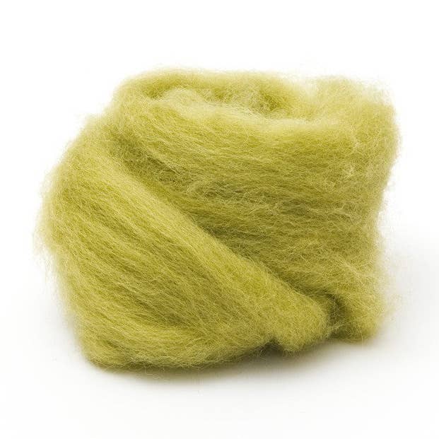 Lã Corriedale de Feijão Lima Roving 1 oz. por atacado de Woolpets