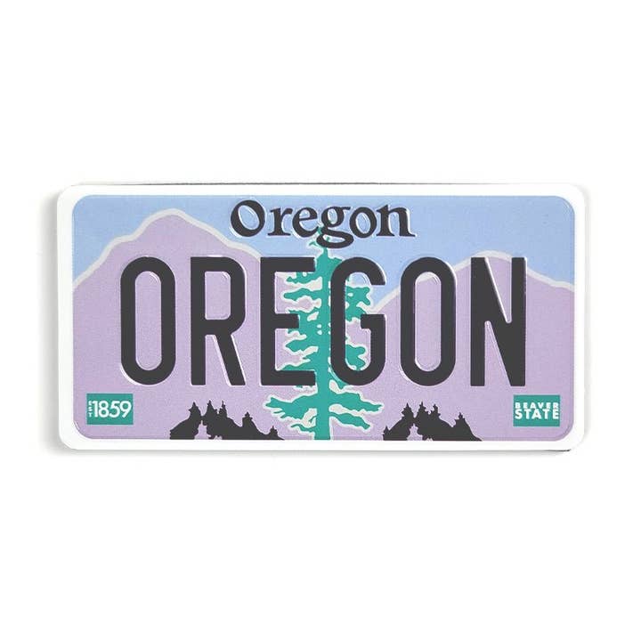 Oregon License Magnet for wholesale by Hello From Oregon