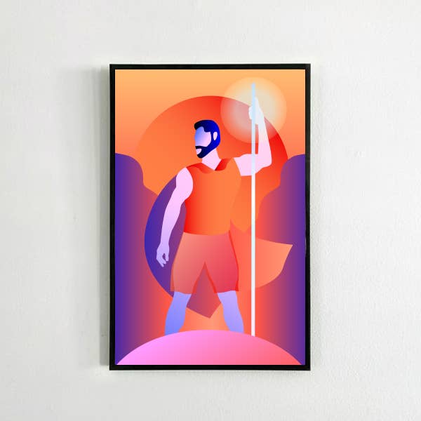 King of Wands Print for wholesale by Mystic Mondays