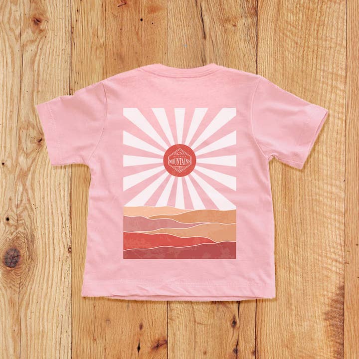 Camiseta Infantil Feita para as Montanhas por atacado de Of These Mountains