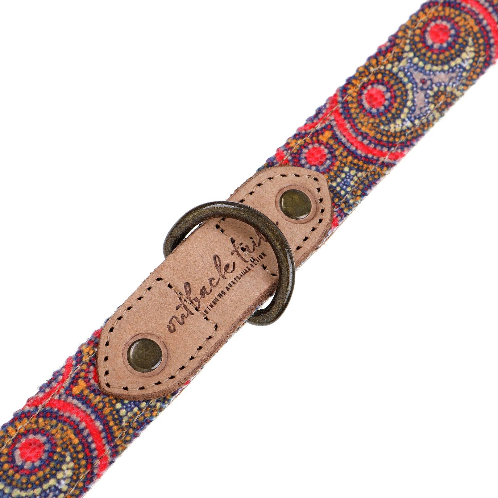 Outback Tails – wholesale Pet collar – Dog – Leather Dog Collar - Snake Dreaming1