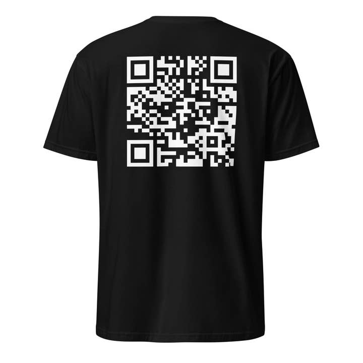 Popscare Förinställd QR T-shirt för wholesale av Scan This Shirt