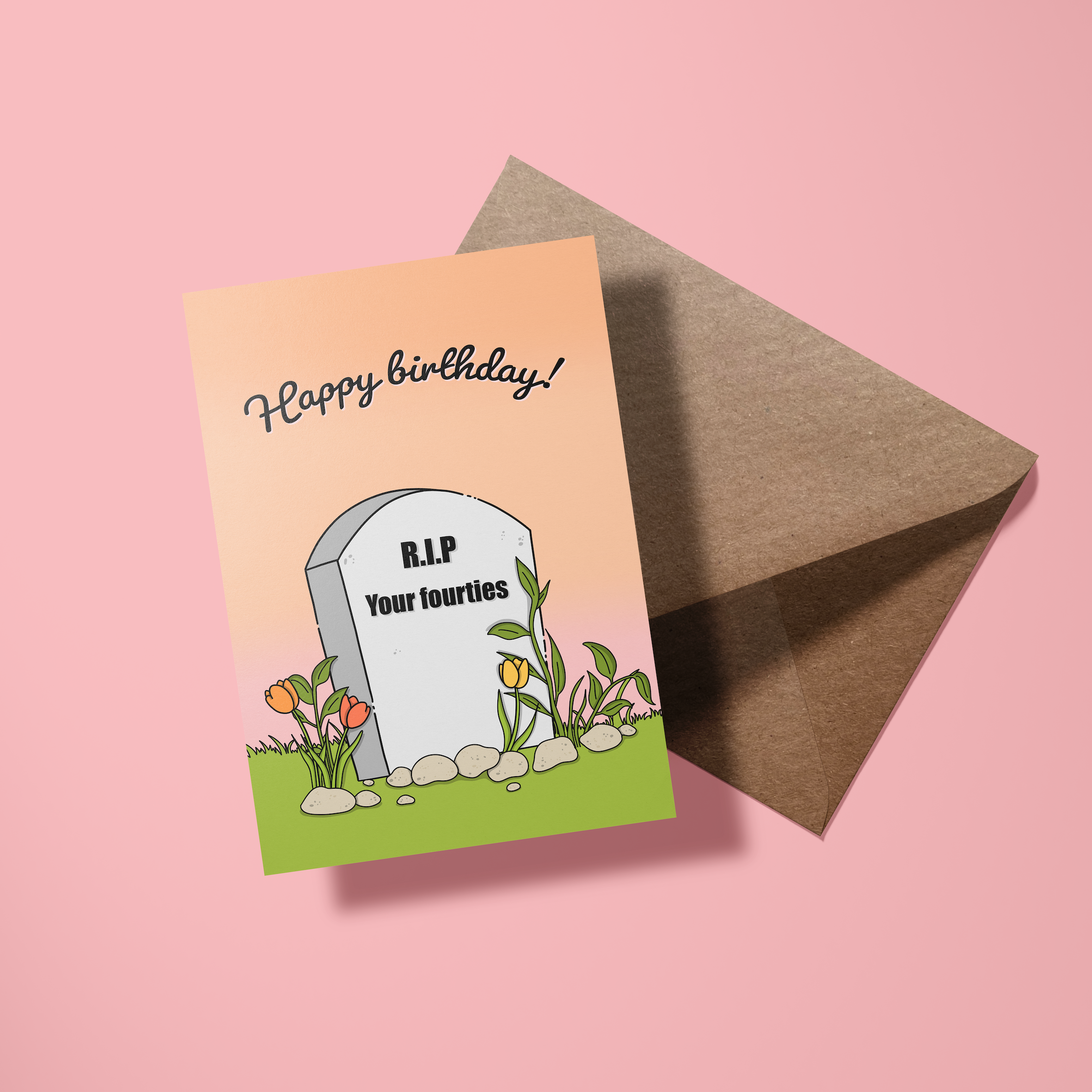 Deadpixel – wholesale Födelsedagskort – Gratulationskort födelsedag - Vila i frid 40-talet3