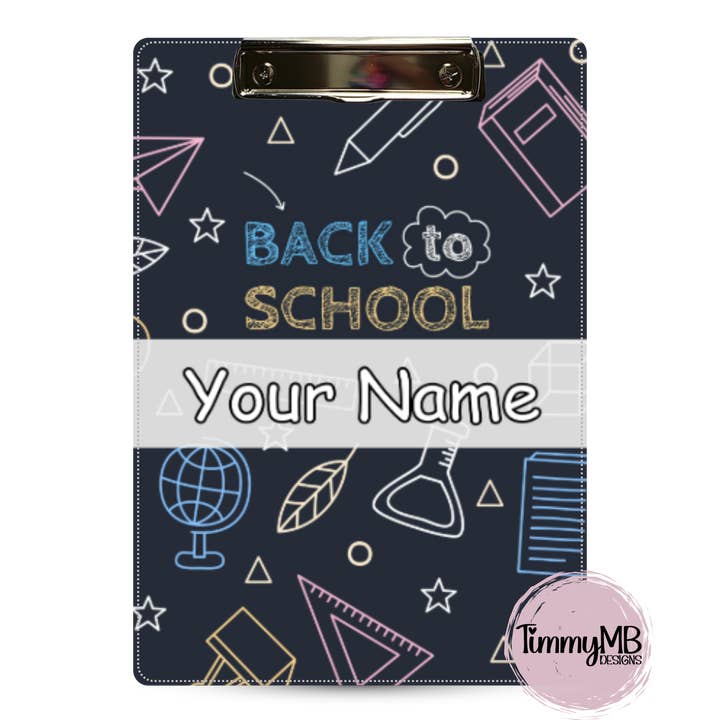 Garabatos Escolares - Portapapeles Personalizado para venta al por mayor de TimmyMB Designs