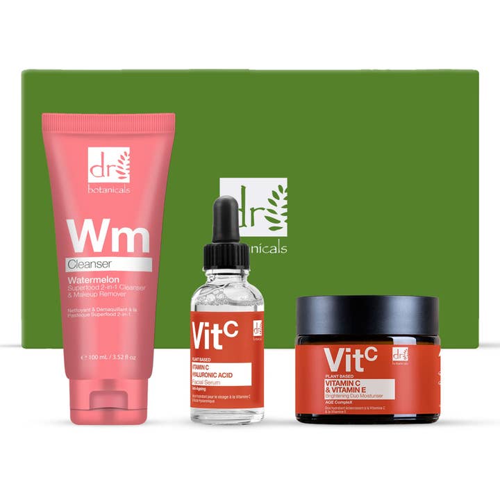 Dr Botanicals Anti-Ageing Vitamin C Skincare Gift Set for wholesale by skinChemists | Anti-Ageing Skincare