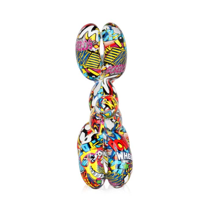 ADM Home Decoration – Großhandel Skulptur – Harzskulptur „Kleiner Ballonhund“