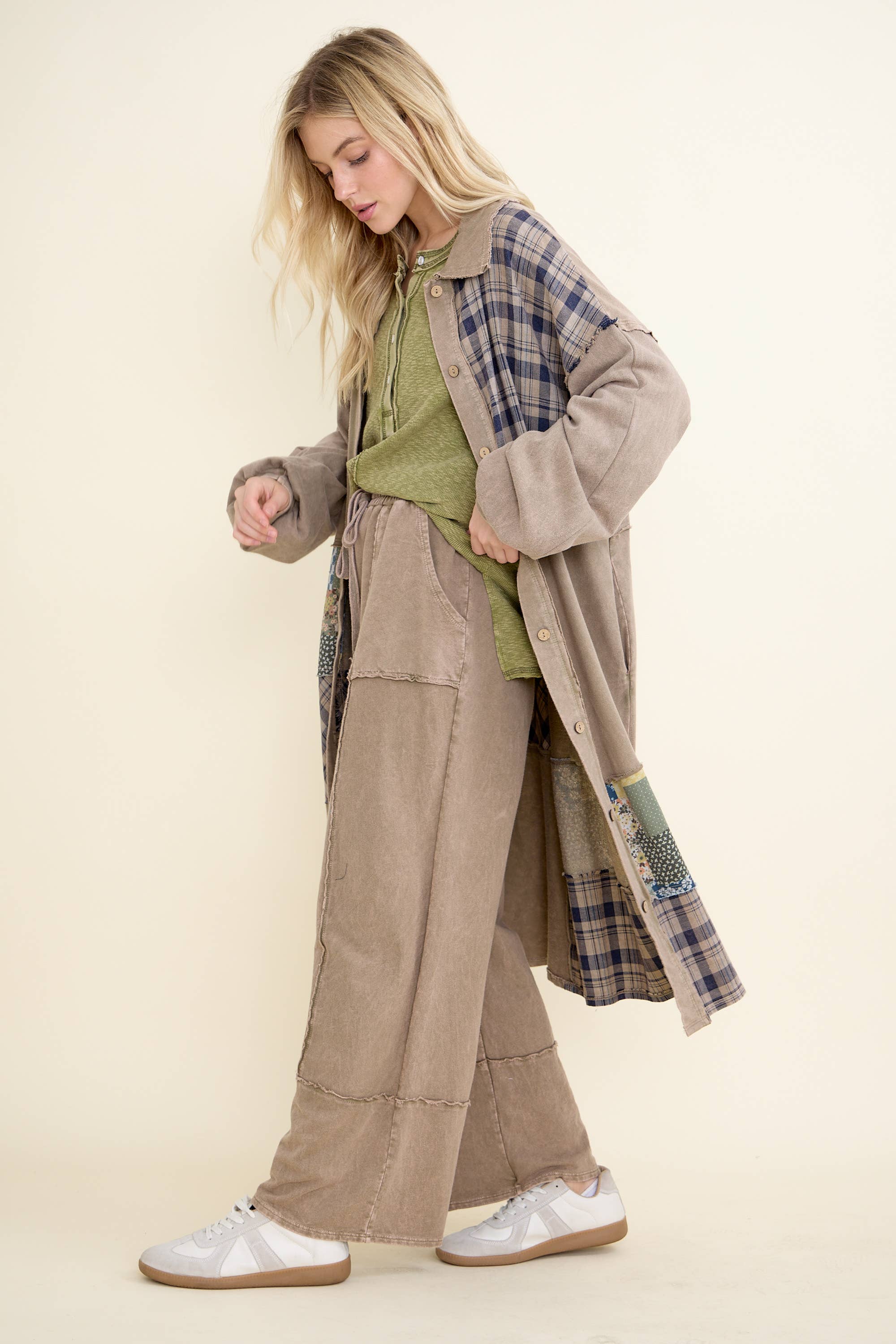 J.Her - Wholesale Pants - Women's - Mineral Washed Everyday Everywhere Terry pants HP686610