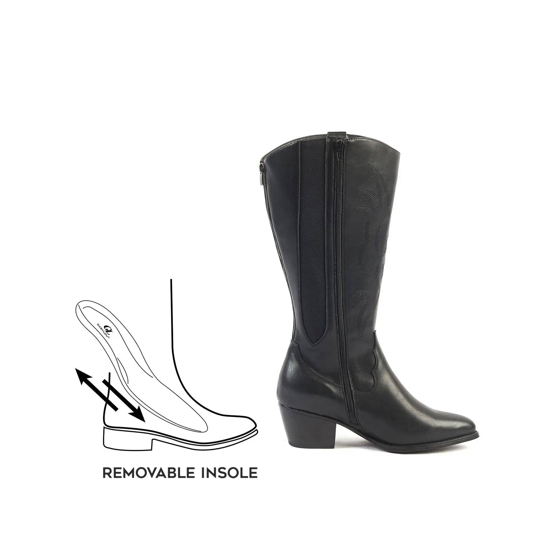 Gabylou - Wholesale Boots - Women's - VARIO Boots 2XL/3XL for wide calves - Irina Model4