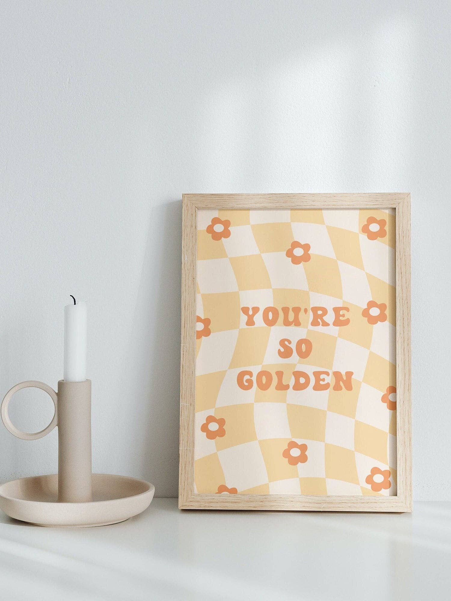 Fleurs on Sunday – wholesale Art print – You're So Golden Wall Art | HS Inspired Posters0