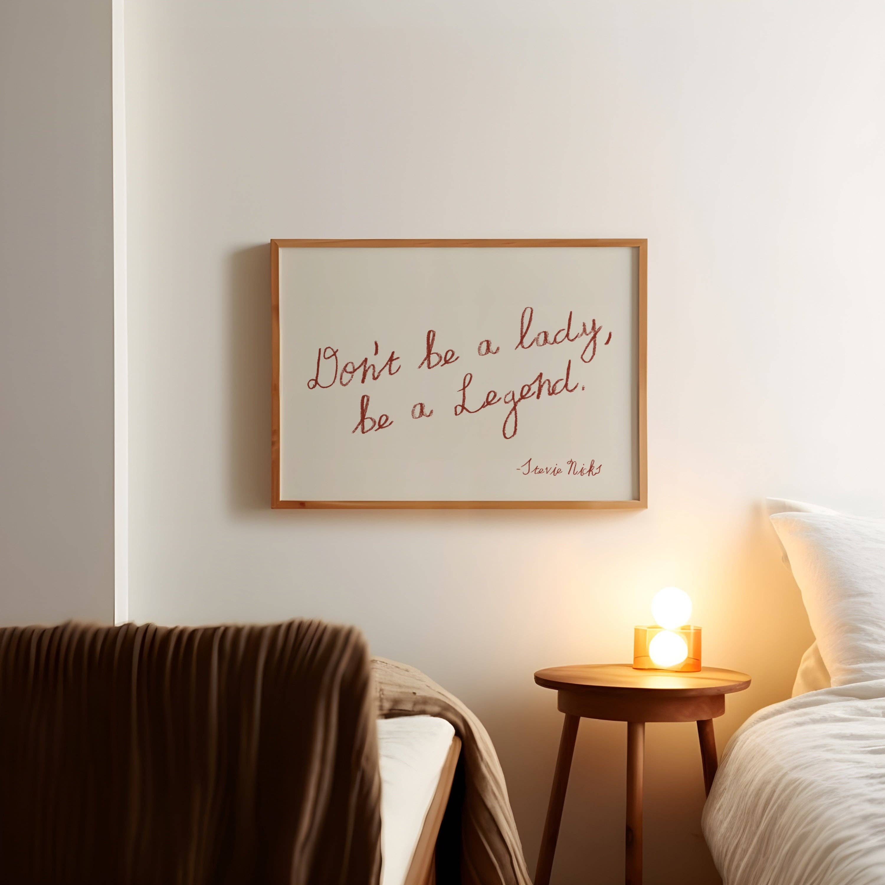 Lune Club - Wholesale Art print - Don't Be a Lady, Be a Legend Print2