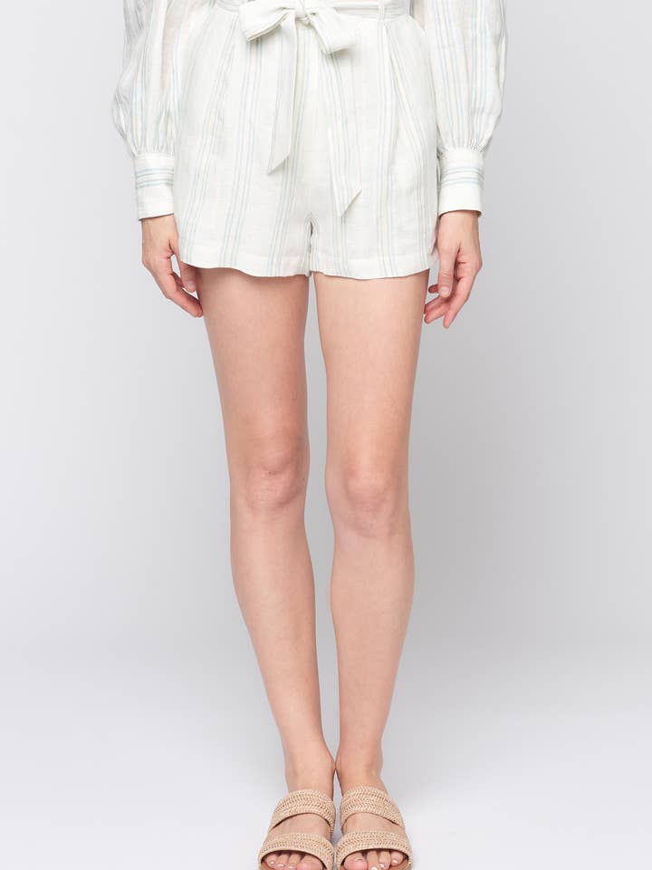 TIE FRONT SHORTS for wholesale by Maven West