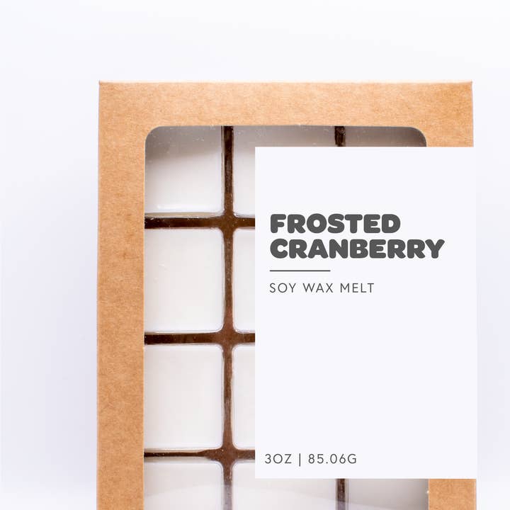 Frosted Cranberry | 3oz Melt for wholesale by Wood Candle Co
