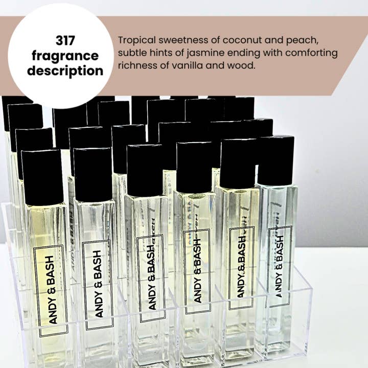 Andy & Bash - Wholesale Perfume/Eau de Toilette - Rollerball Perfume Oil (317 fragrance) 10ml