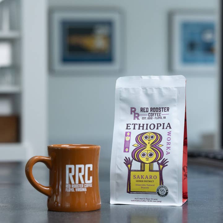 Red Rooster Coffee Roaster - Wholesale Coffee Beans - Ethiopia Worka Sakaro Anaerobic Natural Light Roast Coffee3