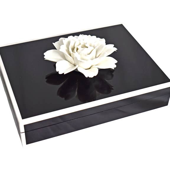 Handle Stationery Box: L-45FSBWPWF for wholesale by Pacific Connections