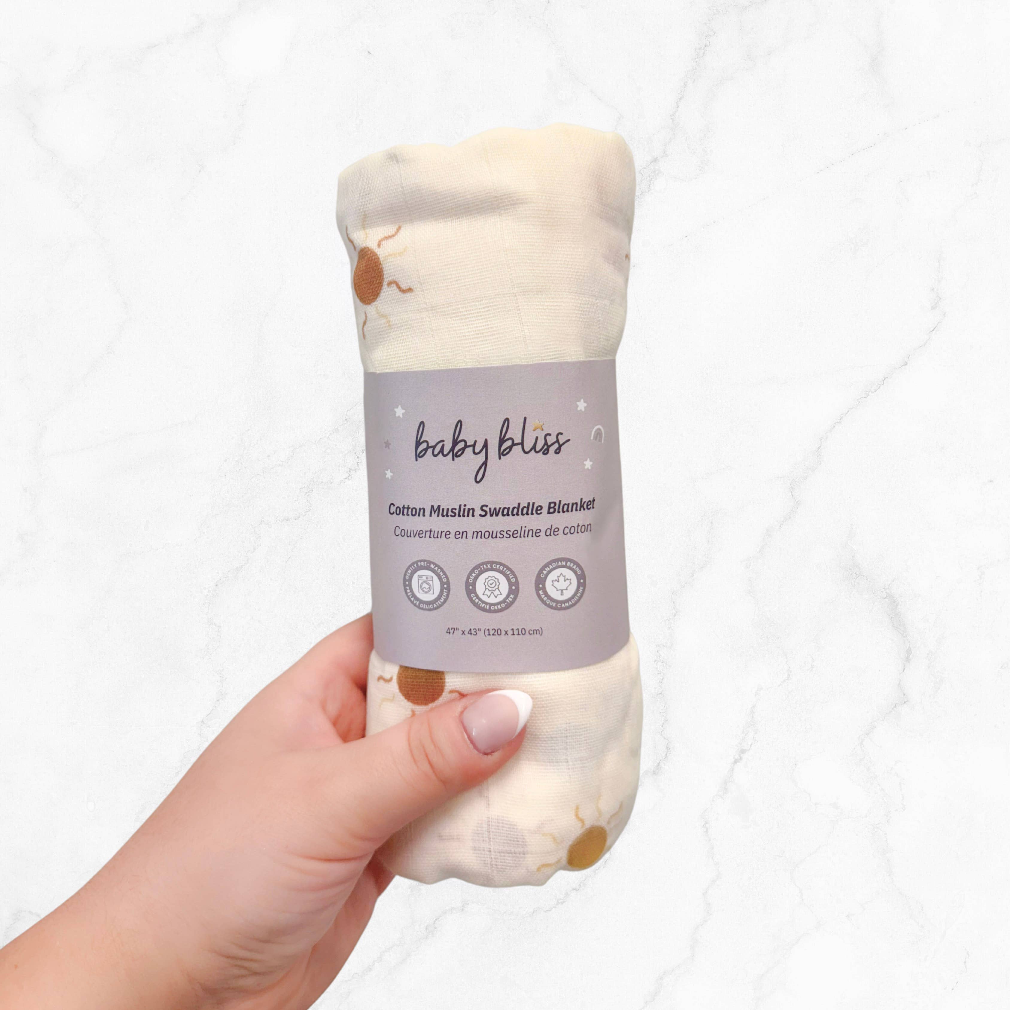 Baby Bliss - Wholesale Swaddle - Baby - Baby Muslin Cotton Swaddle Blanket - Large13