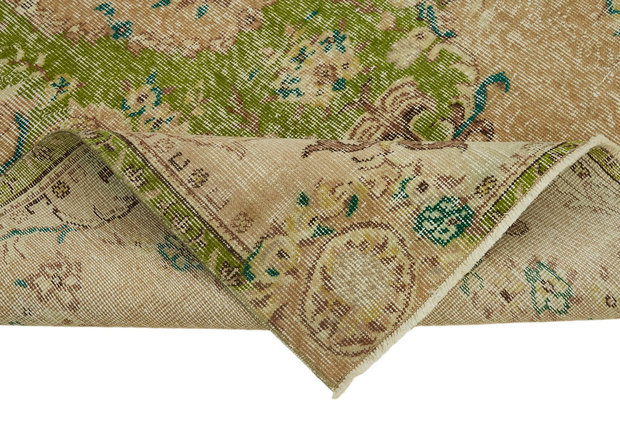 RUG N CARPET - Wholesale Area Rug - 4x7 Beige Turkish Handmade Area Rug - 459145