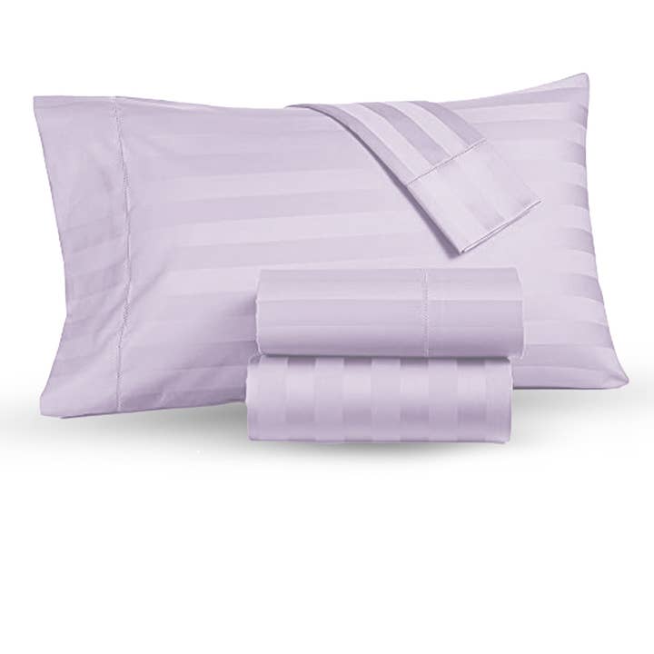 Leluxe Home - Wholesale Sheet Set - Kathy Ireland 6 Pc Striped Sheets - BONUS PILLOWCASES9