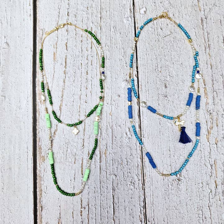 Hecho a mano - Wholesale Y-Neck/Lariat Necklace - Double Turkish collar1