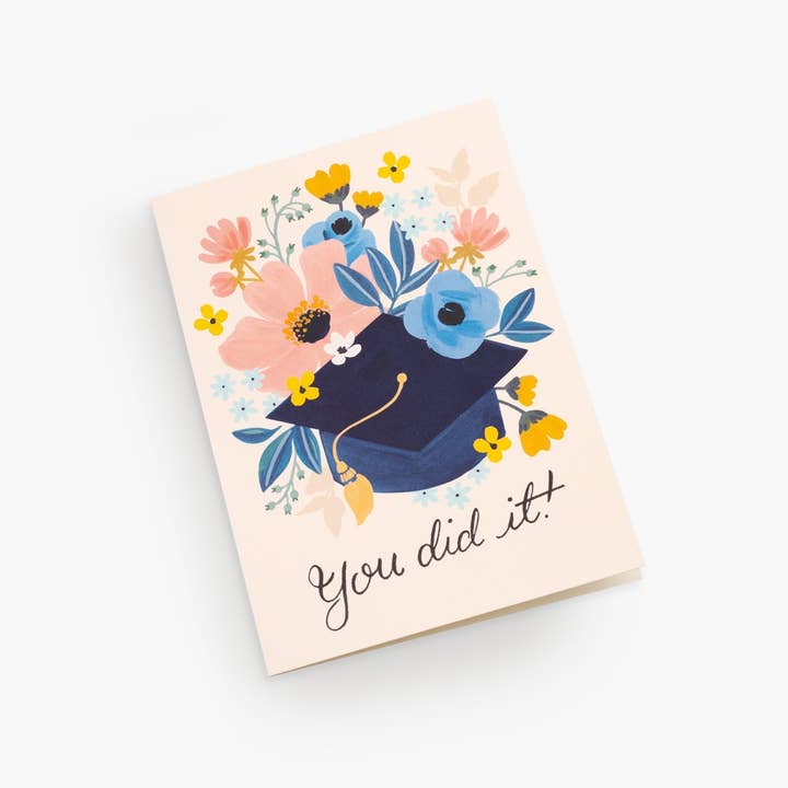 Day One Paper Co. - Wholesale Graduation Card - Graduation Card "Floral Graduate"1