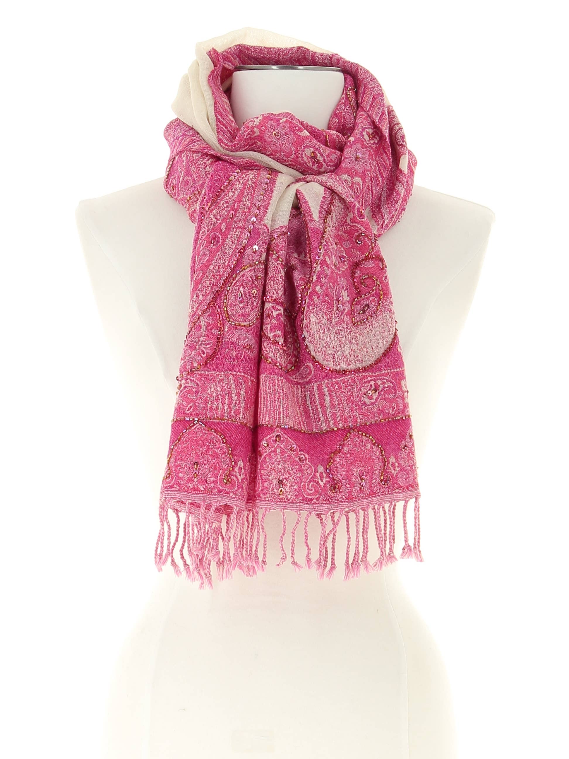 DIWALI PARIS - Vendita all'ingrosso Sciarpa - Donna - FOULARD BOUKHARA - 100% LANA1