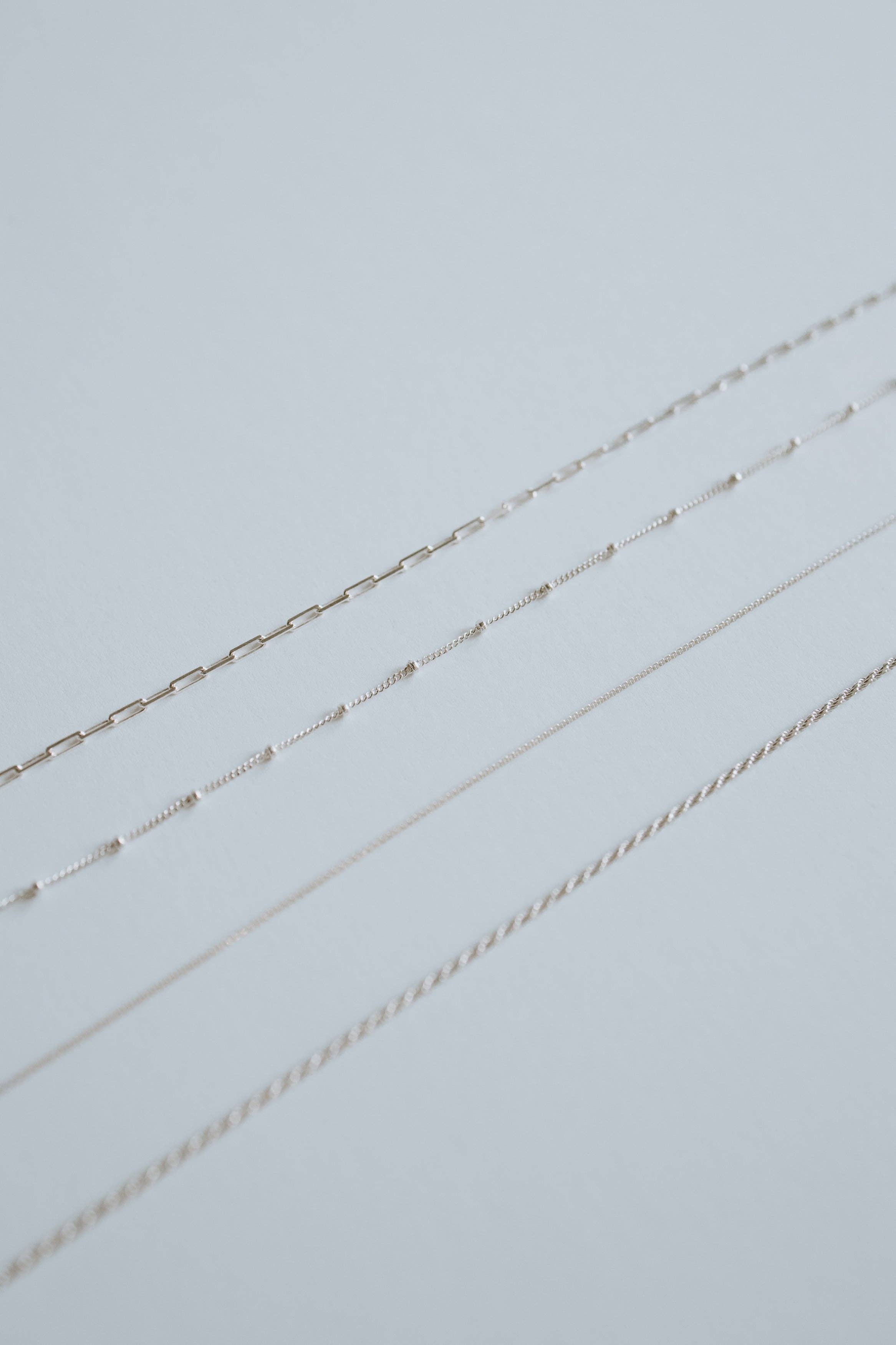 Sydney Rose Co. - Wholesale Link & Chain Necklace - Petite Paperclip Necklace - Sterling Silver6