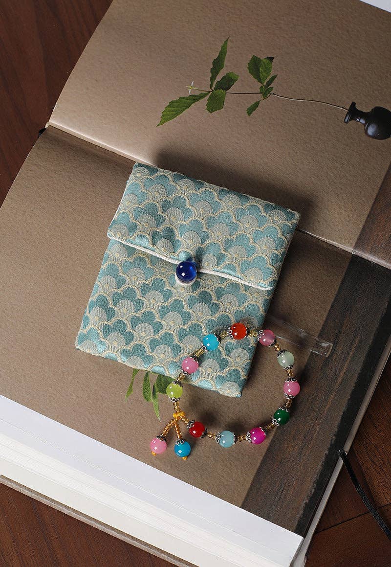 Gohobi （We cover U.S. import duties） – Großhandel Schmuckschatulle/-Organizer – Gohobi Deluxe Armbandtasche aus chinesischem Brokat15