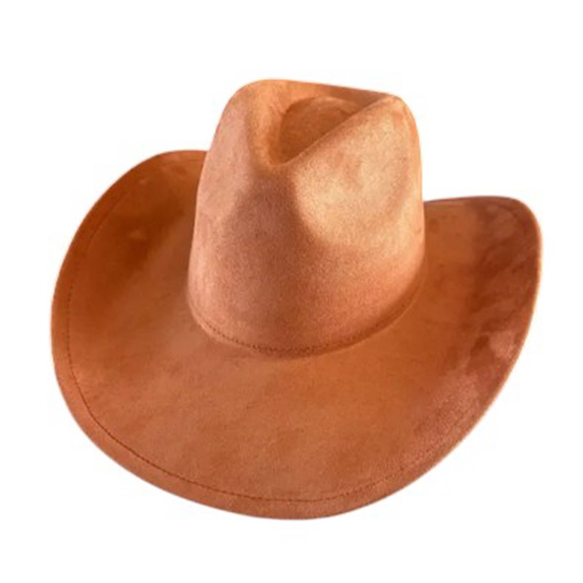 Portia Hat - Vendita all'ingrosso Cappello da cowboy - Unisex - Portia Hat Cappello cowboy in camoscio vegano alla moda - Best Seller20