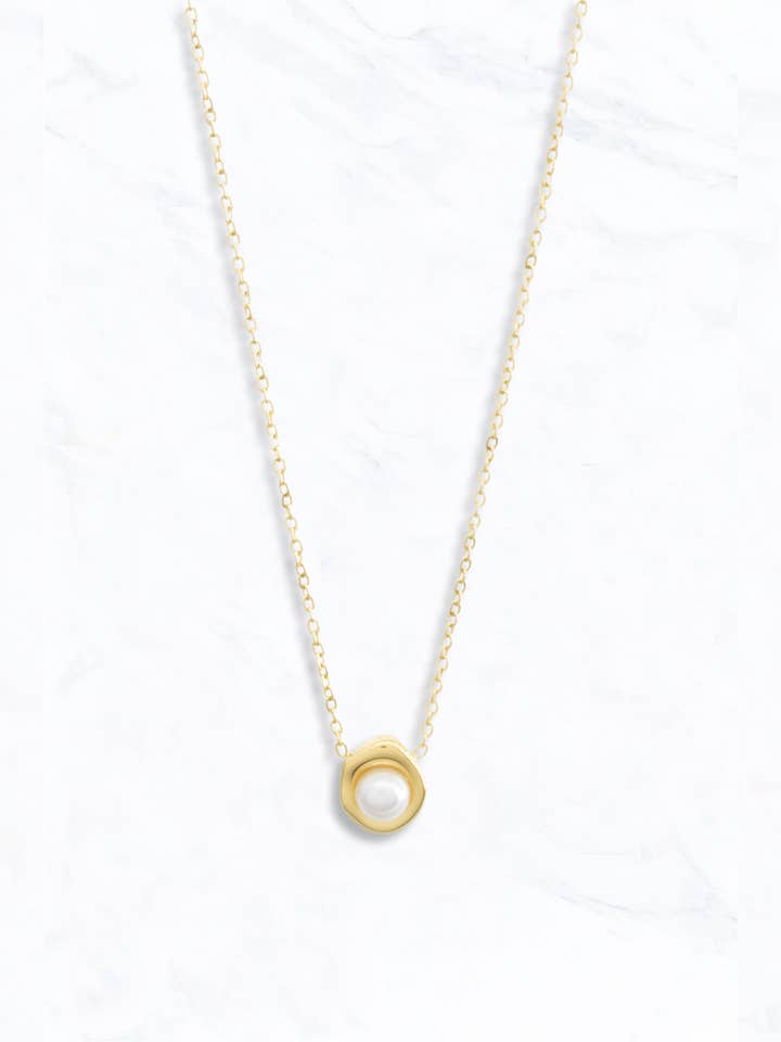 Mini-Perlen-Goldanhänger-Halskette für den Großhandel von Suzie Q USA