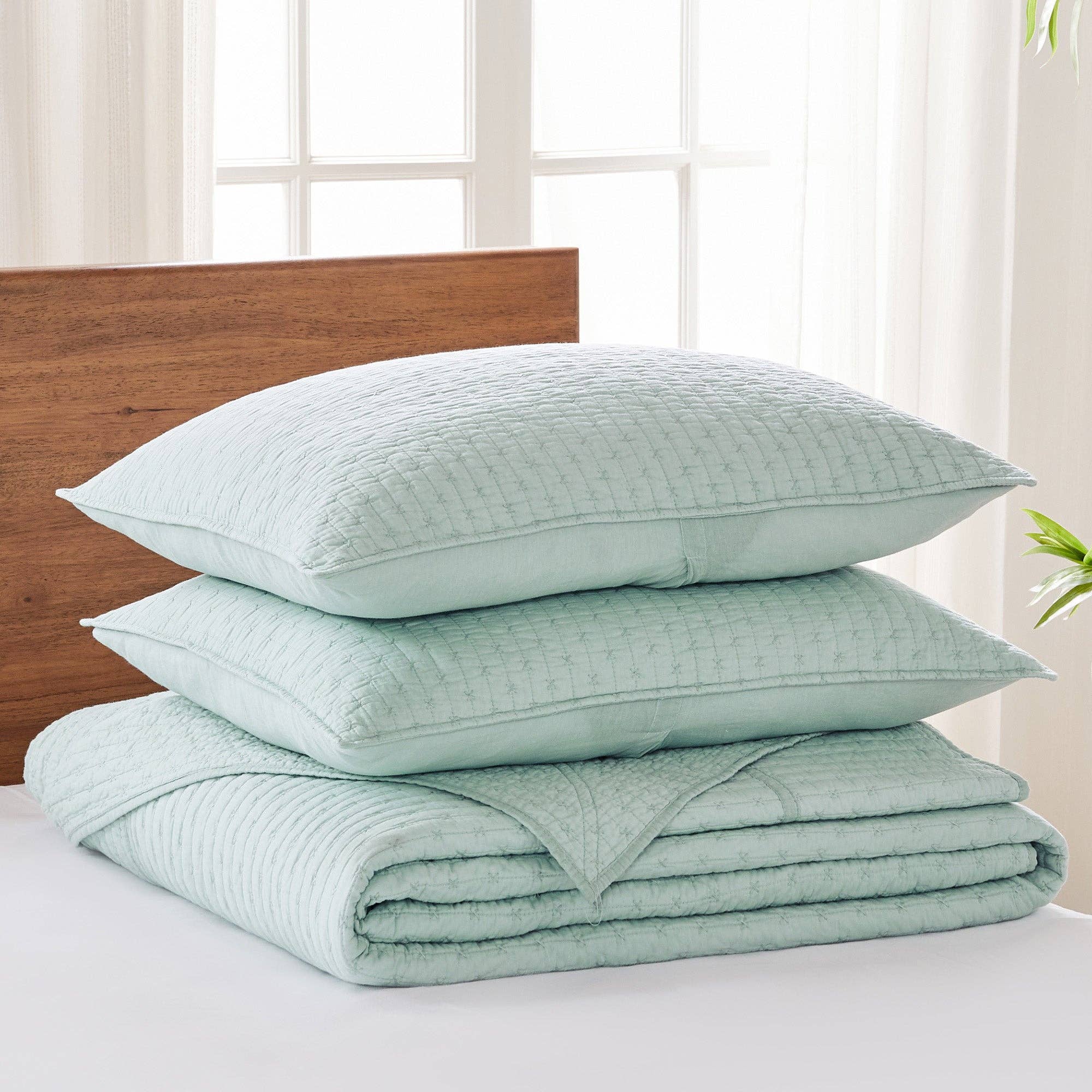 Levtex Home – Engroshandel Sengesæt – Cross Stitch sengetæppe sæt9