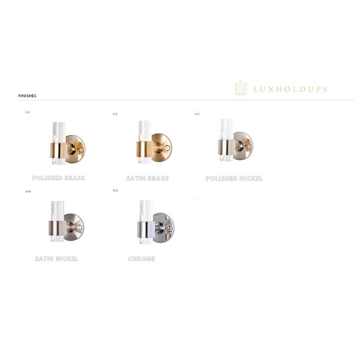 LuxHoldups - Wholesale Wall hook - Lucite Brass Robe and Towel Hook for Bathroom Wall7