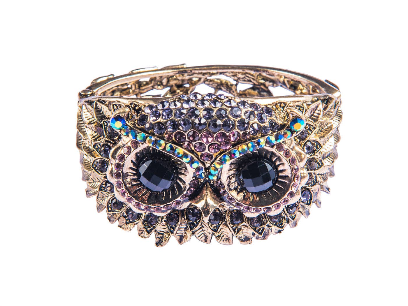 AK Brand - Wholesale Cuff Bracelet - Antique Owl Bird Cuff Bangle Bracelet11