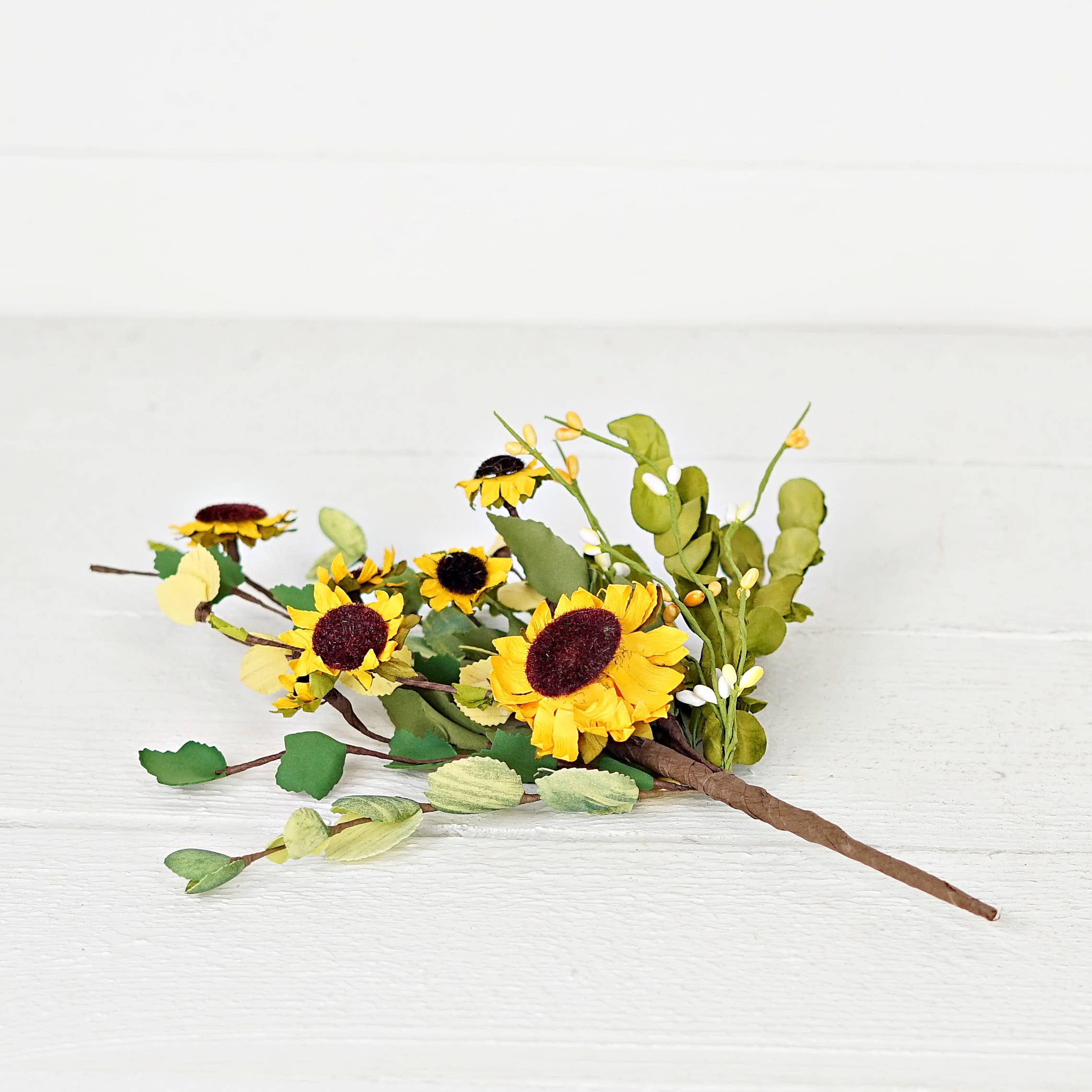 Impressive Enterprises, Inc. - Wholesale Artificial Flowers - ISB81510-14in Wild Sunflower Pick3